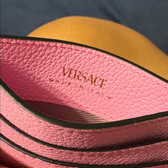 Versace Vibrant Pink Card Holder - Picture 6 of 7